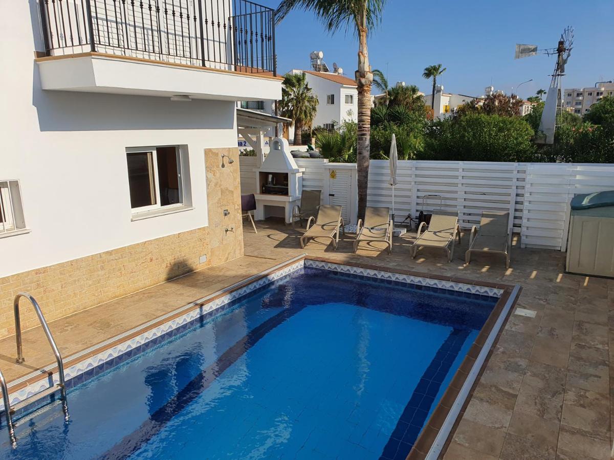Protaras Sea View Villa With Private Pool Eksteriør billede